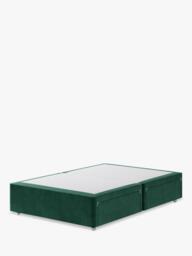 Hypnos Non-Sprung Upholstered 4 Drawer Divan Base, Double