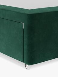 Hypnos Non-Sprung Upholstered 4 Drawer Divan Base, Double - thumbnail 3
