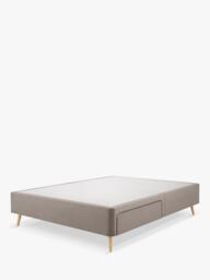Silentnight Non-Sprung Upholstered  2 Drawer Slimline Divan Base, Super King Size - thumbnail 1