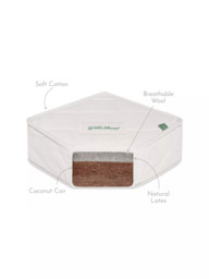 The Little Green Sheep Natural Junior Bed Mattress, Single - thumbnail 3