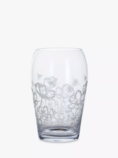 Dartington Crystal Bloom Cosmos Wide Vase, H25cm, Clear - image 1