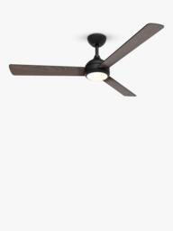 Philips Velyx LED Ceiling Fan Light, Dark Wood/Black - thumbnail 1
