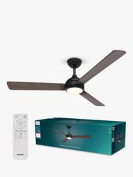 Philips Velyx LED Ceiling Fan Light, Dark Wood/Black - thumbnail 2