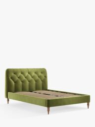 John Lewis Button Back Upholstered Bed Frame, Super King Size