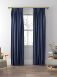 Designers Guild Madrid Made to Measure Curtains or Roman Blind, Denim - thumbnail 5