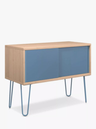 Bisley Multi 2 Sliding Door Sideboard with Hairpin Legs - thumbnail 2