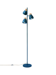 MADE Albert 3 Light Floor Lamp, Blue