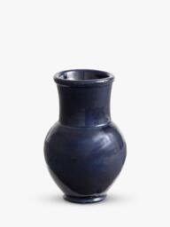 Pottery Barn Ceramic Bud Vase, H17cm, Blue