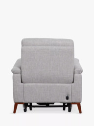 John Lewis Slant Power Recliner Armchair, Grey Textured - thumbnail 4