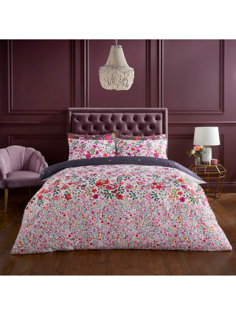 Sara Miller Ditsy Floral Duvet Cover Set, White/Multi