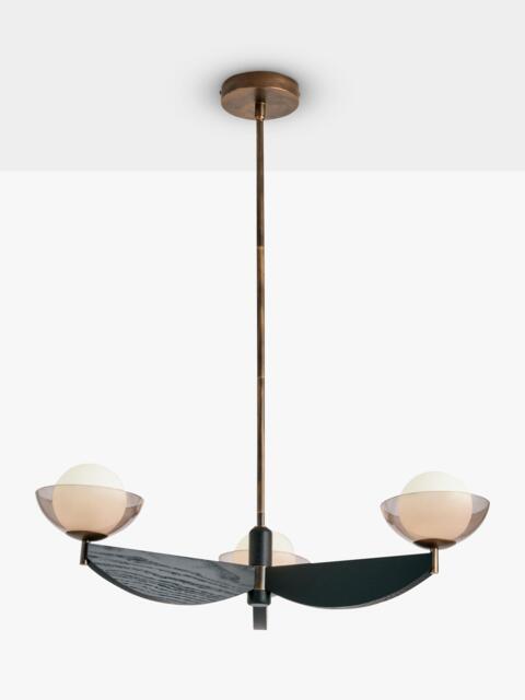 MADE Layla 3 Arm Pendant Ceiling Light, Black - image 1
