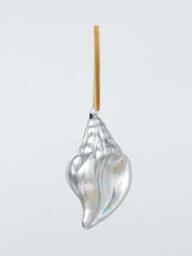 John Lewis The Connoisseur Conch Shell Bauble, Silver