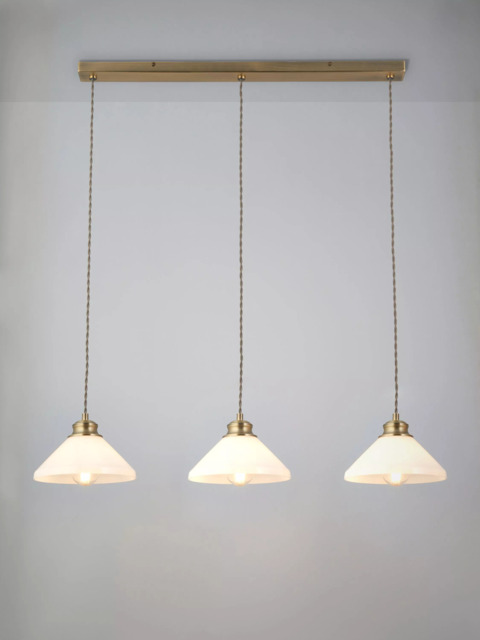 John Lewis Tula 3 Arm Over Diner Bar Ceiling Light