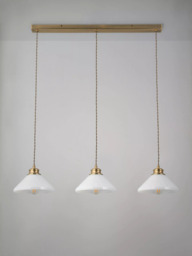 John Lewis Tula 3 Arm Over Diner Bar Ceiling Light - thumbnail 4