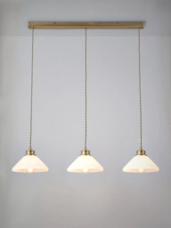 John Lewis Tula 3 Arm Over Diner Bar Ceiling Light - thumbnail 1