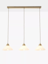 John Lewis Tula 3 Arm Over Diner Bar Ceiling Light - thumbnail 5