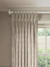 John Lewis Textured Diamonds Made to Measure Curtains or Roman Blind, Natural - thumbnail 6