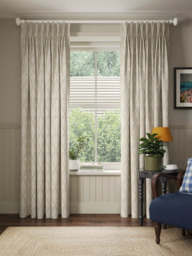 John Lewis Textured Diamonds Made to Measure Curtains or Roman Blind, Natural - thumbnail 5