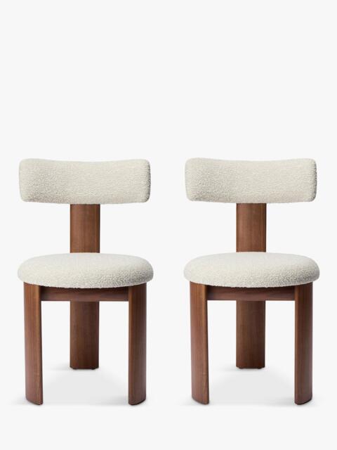 The Conran Shop Pip Dining Chair, Set of 2, Walnut/Natural - image 1