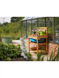 VegTrug Potting Table, 78cm, FSC-Certified (Cedar Wood), Natural - thumbnail 3