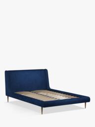 John Lewis Mid-Century Sweep Upholstered Bed Frame, Double - thumbnail 2