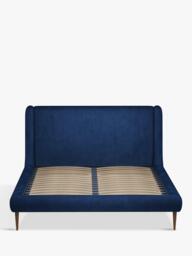 John Lewis Mid-Century Sweep Upholstered Bed Frame, Double - thumbnail 4