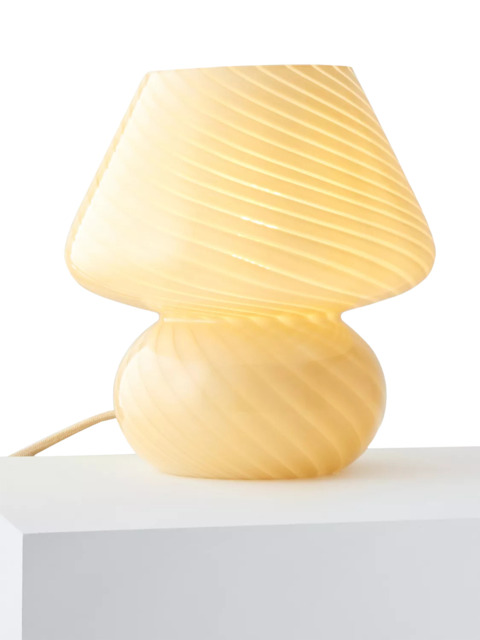 John Lewis Glass Mushroom Table Lamp - image 1