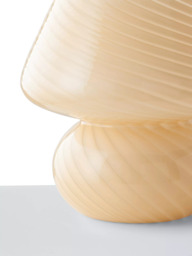 John Lewis Glass Mushroom Table Lamp - thumbnail 4
