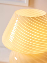 John Lewis Glass Mushroom Table Lamp - thumbnail 6