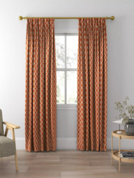 Sanderson Botanic Trellis Made to Measure Curtains or Roman Blinds, Papaya - thumbnail 5