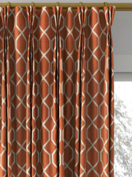 Sanderson Botanic Trellis Made to Measure Curtains or Roman Blinds, Papaya - thumbnail 6
