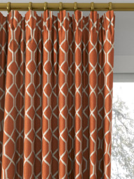 Sanderson Botanic Trellis Made to Measure Curtains or Roman Blinds, Papaya - thumbnail 2