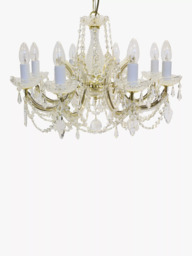 Impex Marie Theresa Crystal Chandelier Ceiling Light, 8 Arms - thumbnail 2