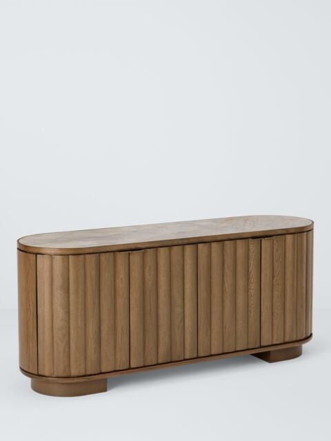 John Lewis Sculpt Sideboard, Dark Stain Ceramic - image 1