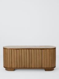 John Lewis Sculpt Sideboard, Dark Stain Ceramic - thumbnail 2