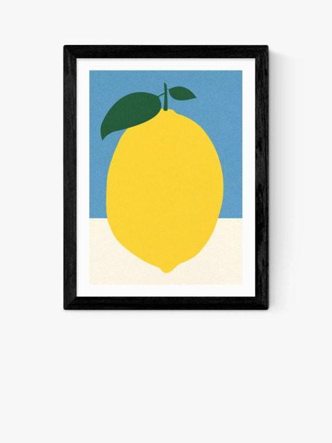 EAST END PRINTS Rosi Feist 'Yellow Lemon' Framed Print - image 1
