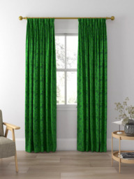 Harlequin Funky Jungle Made to Measure Curtains or Roman Blind, Gecko/Cobalt - thumbnail 5