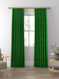 Harlequin Funky Jungle Made to Measure Curtains or Roman Blind, Gecko/Cobalt - thumbnail 3