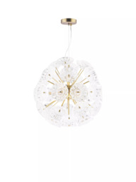 Laura Ashley Elwick Pendant Ceiling Light, Antique Brass - thumbnail 3