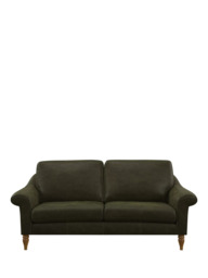 John Lewis Camber Large 3 Seater Leather Sofa, Light Leg - thumbnail 5
