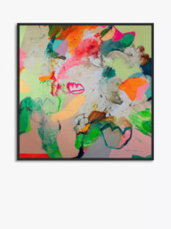 John Lewis Natasha Barnes 'Little Bit Of Sunshine' Framed Canvas Print, 106 x 106cm, Multi - thumbnail 1