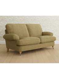 Laura Ashley Beaumaris Medium 2 Seater Sofa, Oak Leg