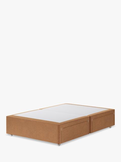 Hypnos Non-Sprung Upholstered 4 Drawer Divan Base, Small Double - image 1