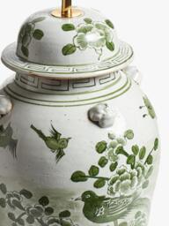 OKA Fenghuang Ceramic Table Lamp Base, Jade - thumbnail 4