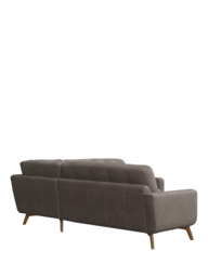 John Lewis Barbican Leather Corner Sofa, Light Leg - thumbnail 4
