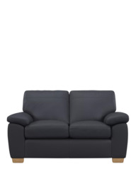 John Lewis Camden Small 2 Seater Leather Sofa, Light Leg - thumbnail 5
