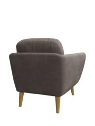 John Lewis Arlo Leather Armchair, Light Leg - thumbnail 4