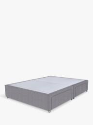 John Lewis Non-Sprung Upholstered 4 Drawer Divan Base, Small Double - thumbnail 1