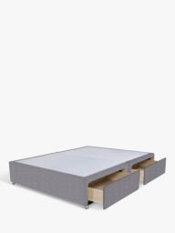 John Lewis Non-Sprung Upholstered 4 Drawer Divan Base, Small Double - thumbnail 2