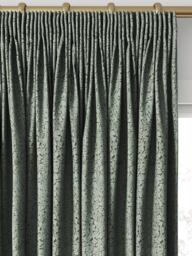 William Morris At Home Bird & Anemone Made to Measure Curtains or Roman Blind, Eucalyptus - thumbnail 2